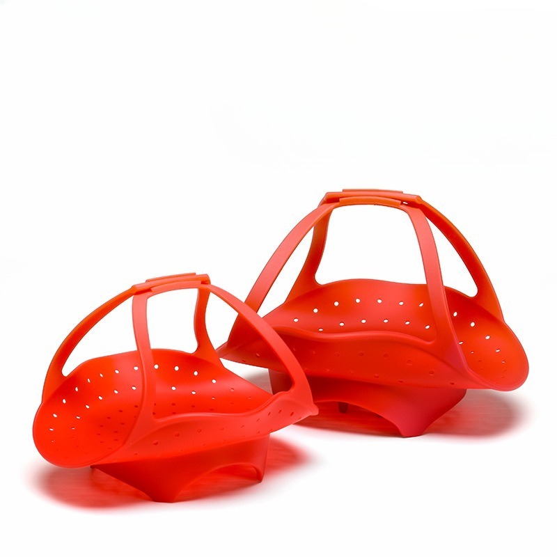 Silicone Steamer Basket - Yiyecek Meyve ve Sebze için Silikon