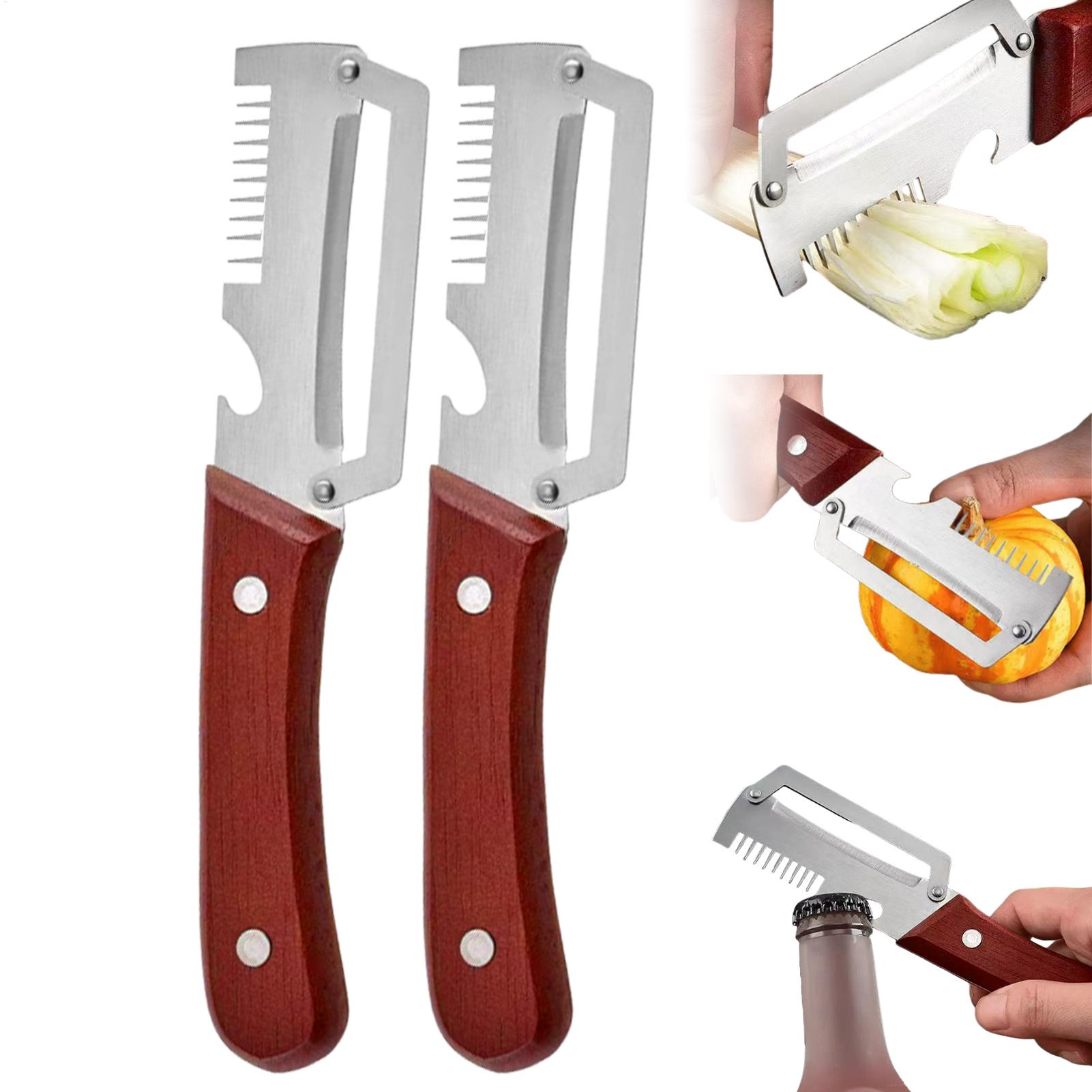 Kitchen Gadgets For Chefs - Ahşap Saplı ve Şişe Açıcılı 3'ü