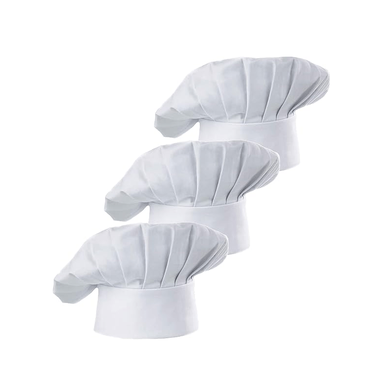 Kitchen Gadgets China - 3 adet şef şapkası yetişkin ayarlanabilir