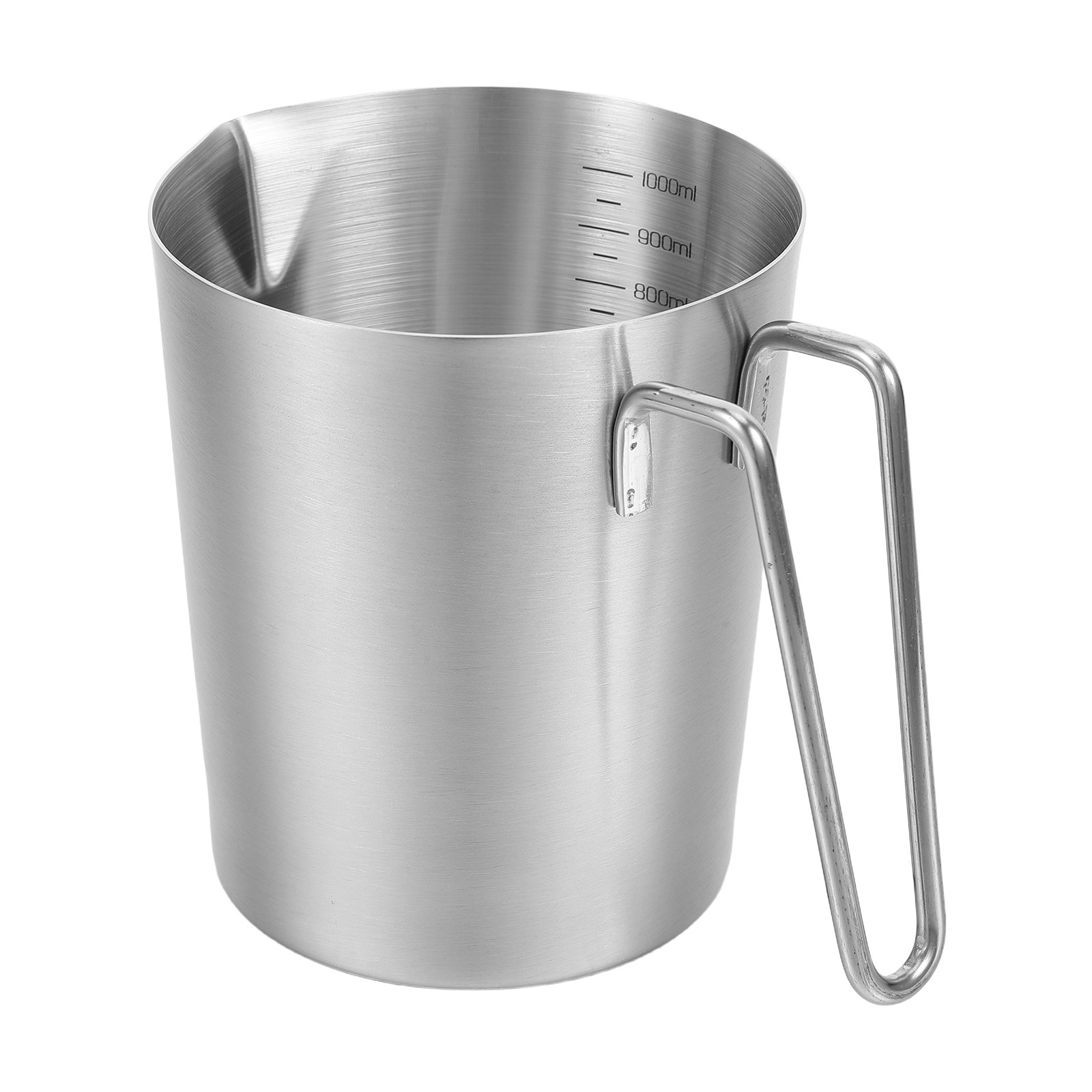 Milk Frother - Paslanmaz Çelik Ölçü Sürahisi 1L Büyük