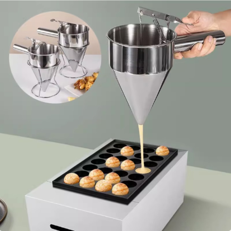 Kitchen Gadgets China - 600/1200ML Paslanmaz Çelik Sıvı Hunisi Dağıtıcısı,
