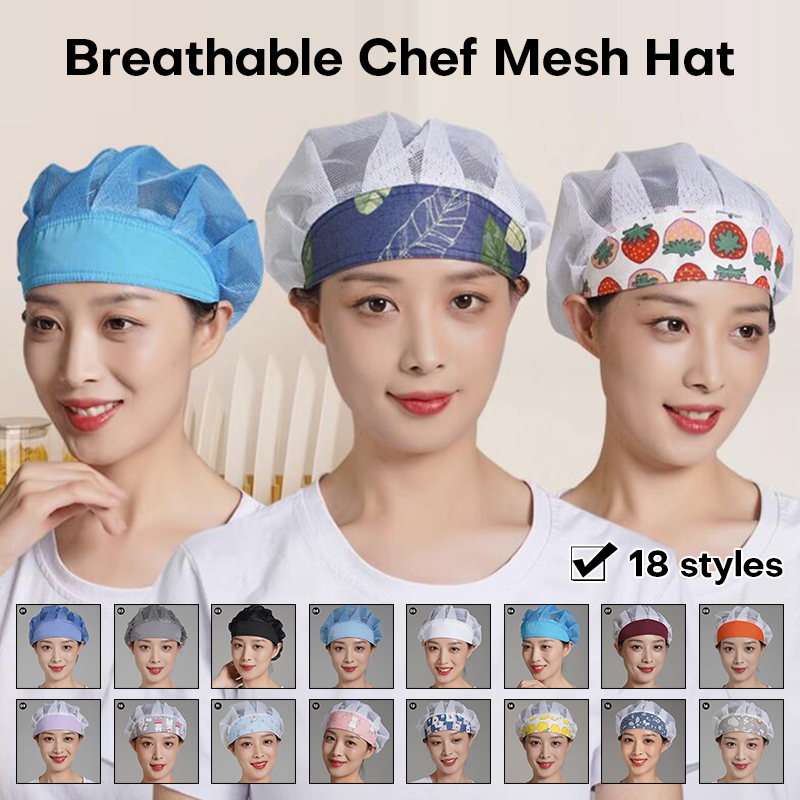 Kitchen Gadgets China - Erkek Kadın şef şapkası Toz Geçirmez