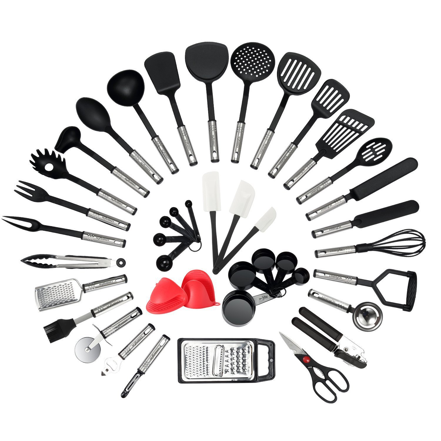 Kitchen Gadgets Set - Sıcak Fırsat 42 Parça Yapışmaz Isıya