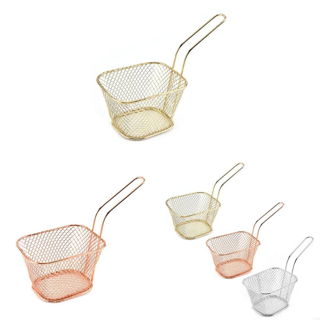 Kitchen Gadgets For Chefs - F19B Cips Kare Örgü Kızartma Sepeti