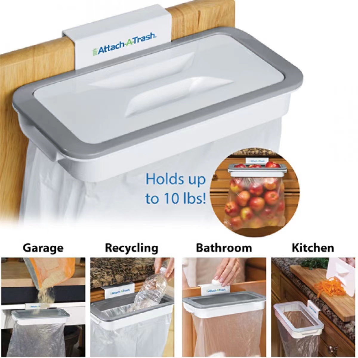 Kitchen Gadgets Cabinet - Dolap Üstü Çöp Torbası Klipsi Dayanıklı