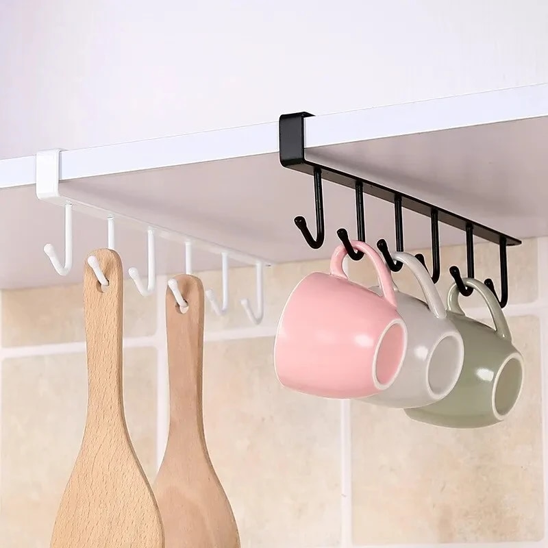 Kitchen Gadgets Cabinet - 6 Kanca Kahve Fincanı Kupa Tutucu