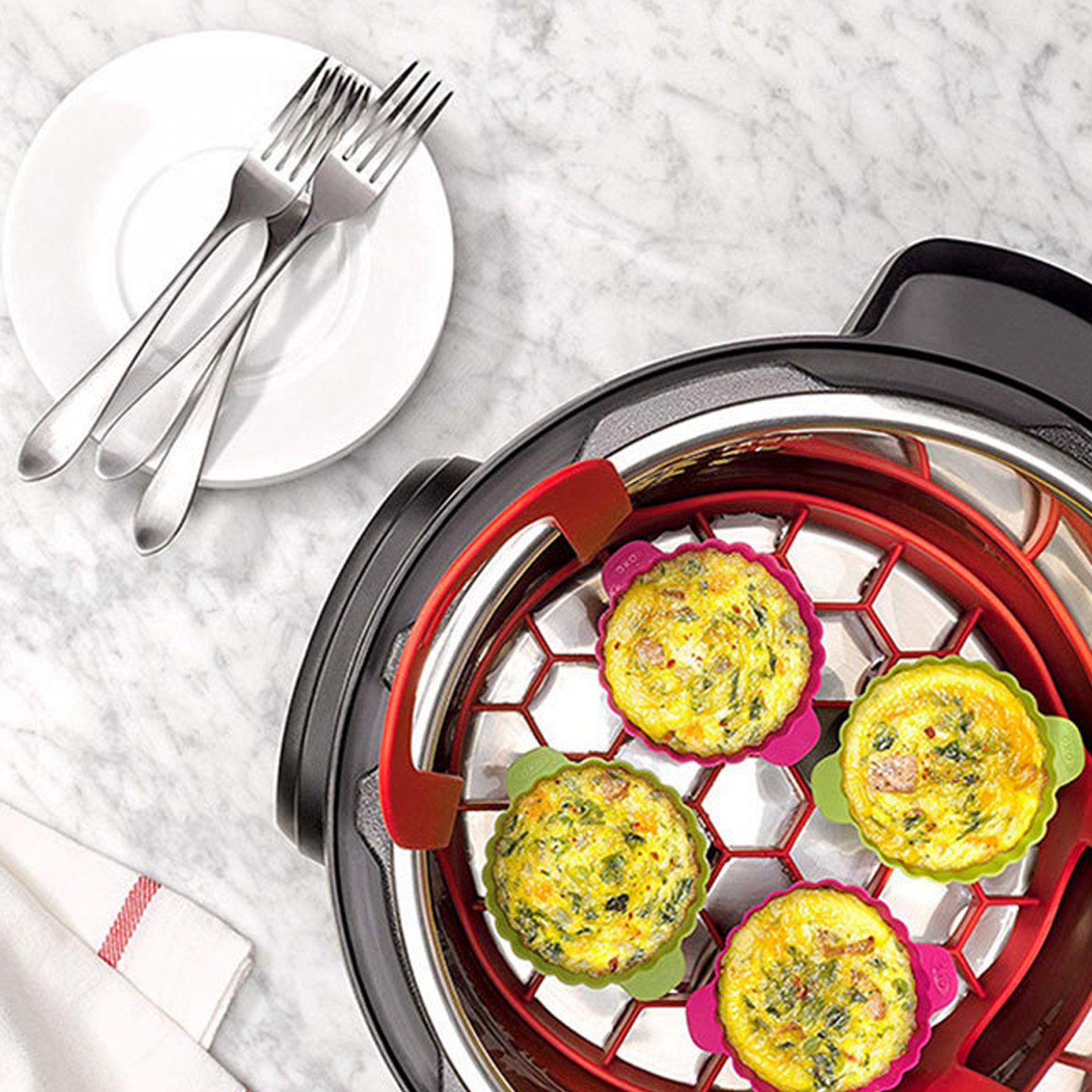 4'lü Set Silikon Mutfak Gereçl - Silicone Steamer Basket incelemesi ve fiyatı