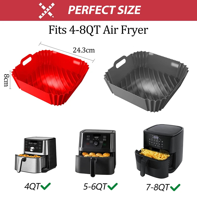 Büyük Hava Fritöz Silikon Sepe - Silicone Steamer Basket incelemesi ve fiyatı
