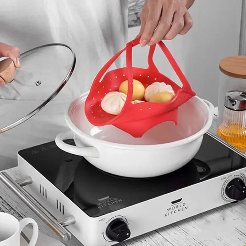 Yiyecek Meyve ve Sebze için Si - Silicone Steamer Basket incelemesi ve fiyatı