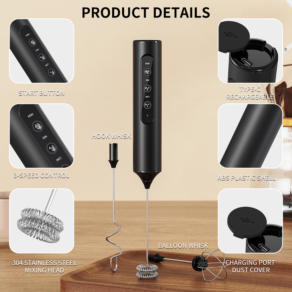 3'ü 1 Arada Elektrikli El Tipi - Milk Frother incelemesi ve fiyatı
