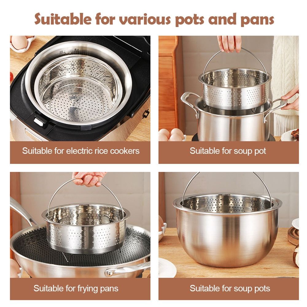 Paslanmaz çelik buharlı pişirm - Silicone Steamer Basket incelemesi ve fiyatı
