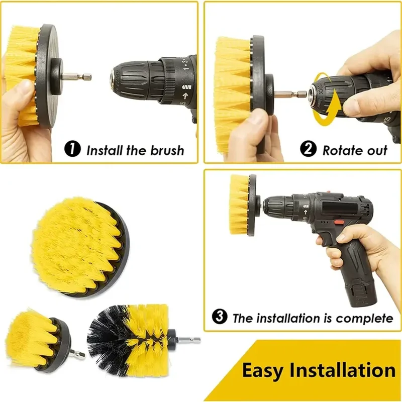 3'lü/Set Matkap Fırça Seti, Gü - Kitchen Gadgets Set incelemesi ve fiyatı