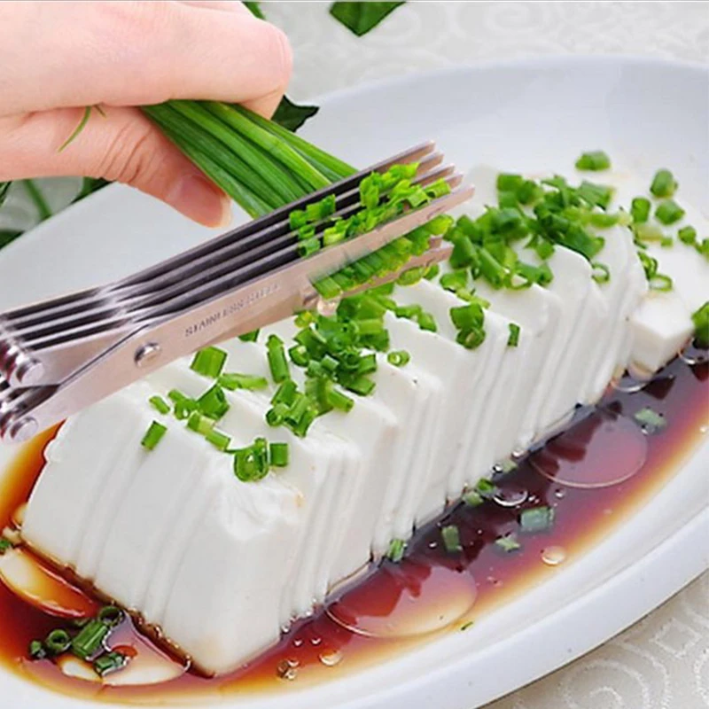 5 kat Bıçak Yeşil Soğan Makas  - Herb Scissors 5 Blade incelemesi ve fiyatı