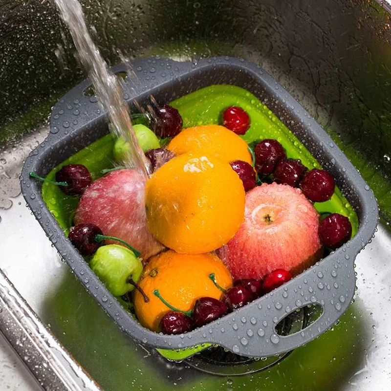YENI Katlanabilir Sebze Yıkama - Silicone Steamer Basket incelemesi ve fiyatı