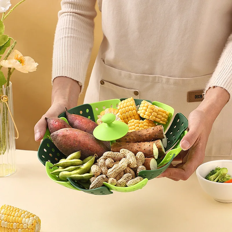 Katlanır buharlı pişirme tence - Silicone Steamer Basket incelemesi ve fiyatı