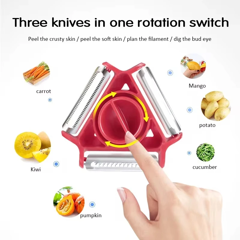 1 adet üçlü soyucu seti sebze  - Kitchen Gadgets Set incelemesi ve fiyatı