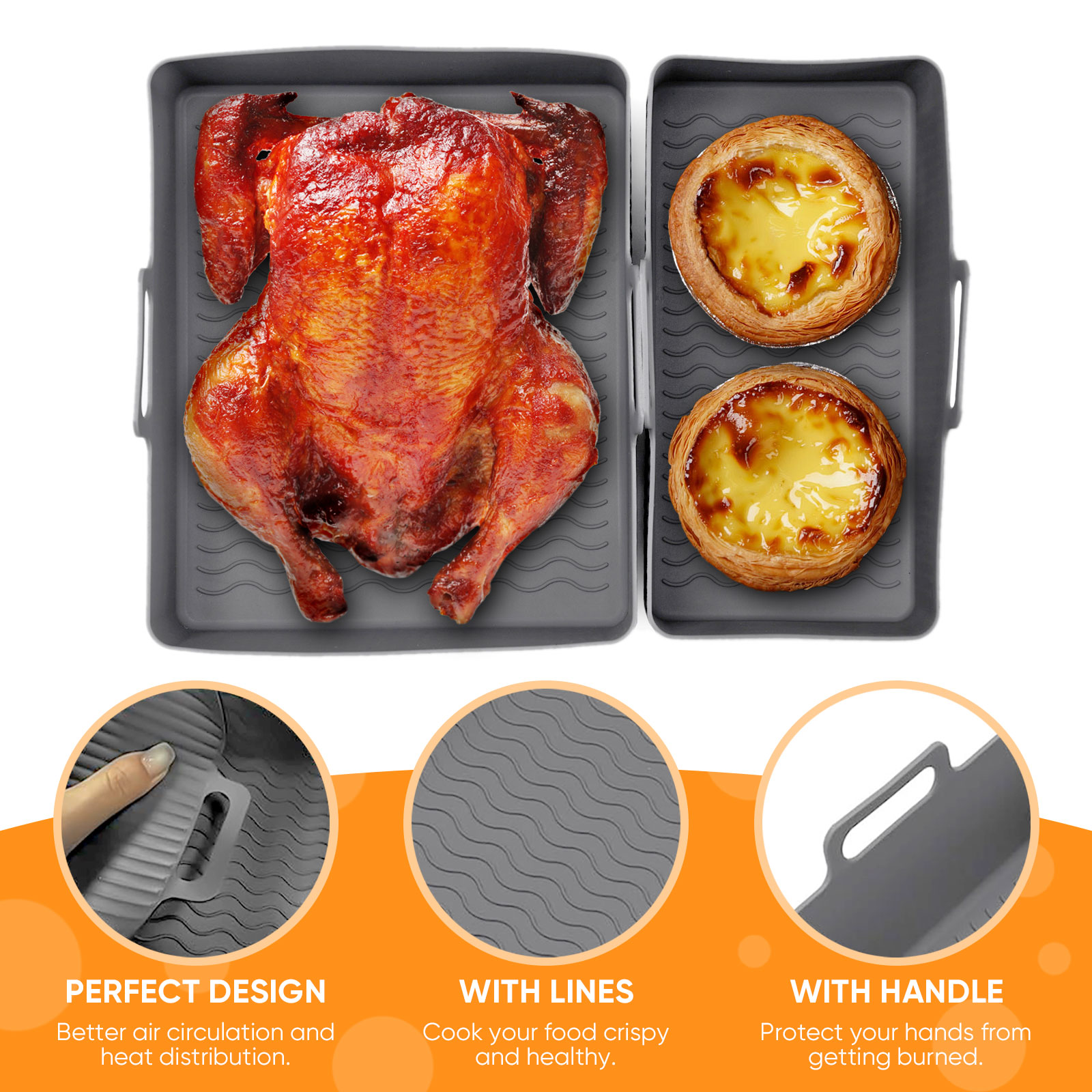 2 adet Set Silikon Hava Fritöz - Silicone Steamer Basket incelemesi ve fiyatı